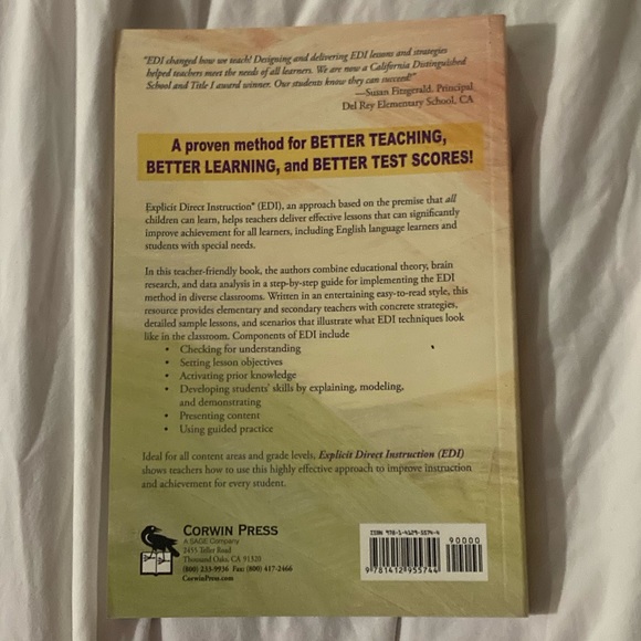 Explicit Direct Instruction (EDI) - Picture 2 of 7